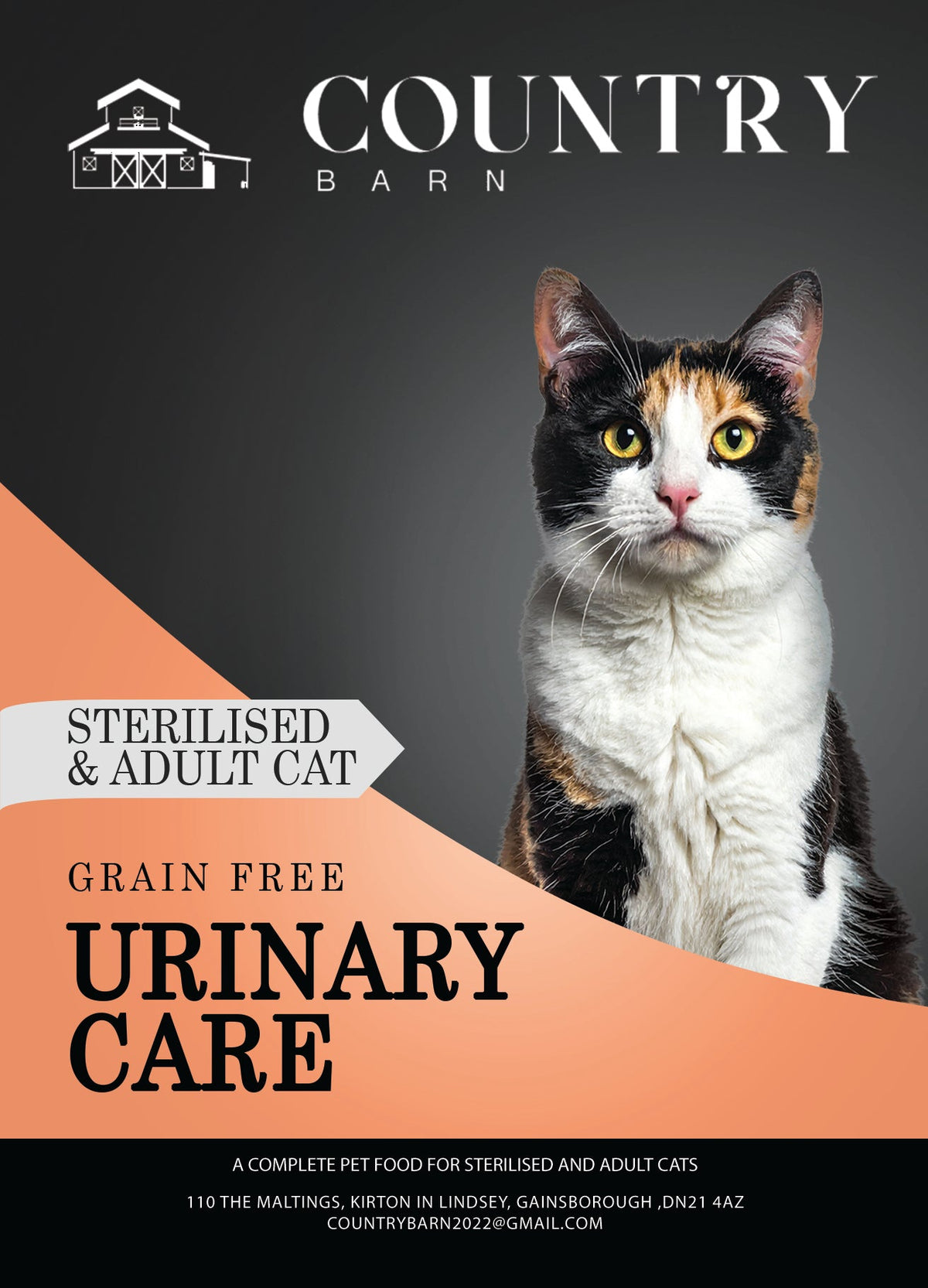 Key benefits of Country Barn Urinary Care Dry Cat Food