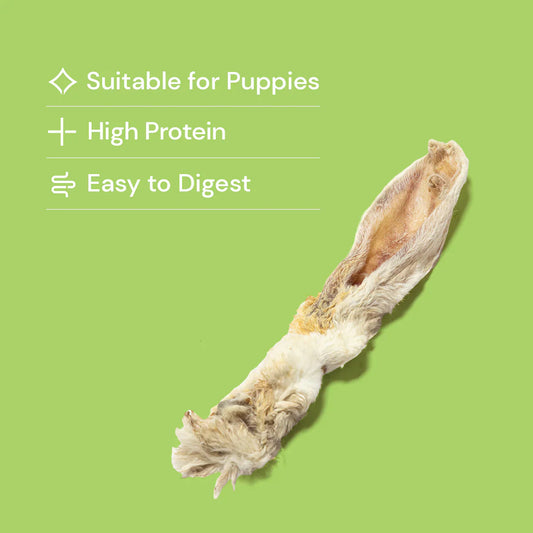 Hairy Rabbit Ears - Natural Dog Treats