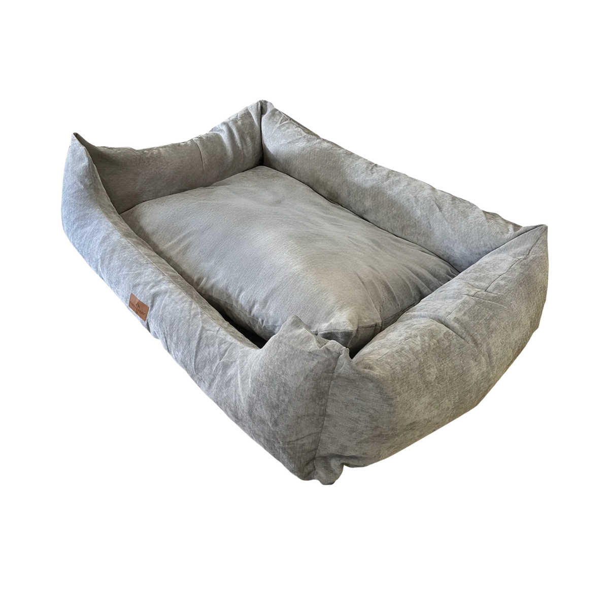 Baker & Bray human dog bed for you and your dog on white background