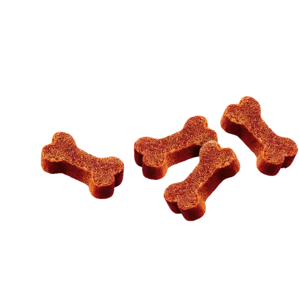 Bone-shaped chicken cat treats