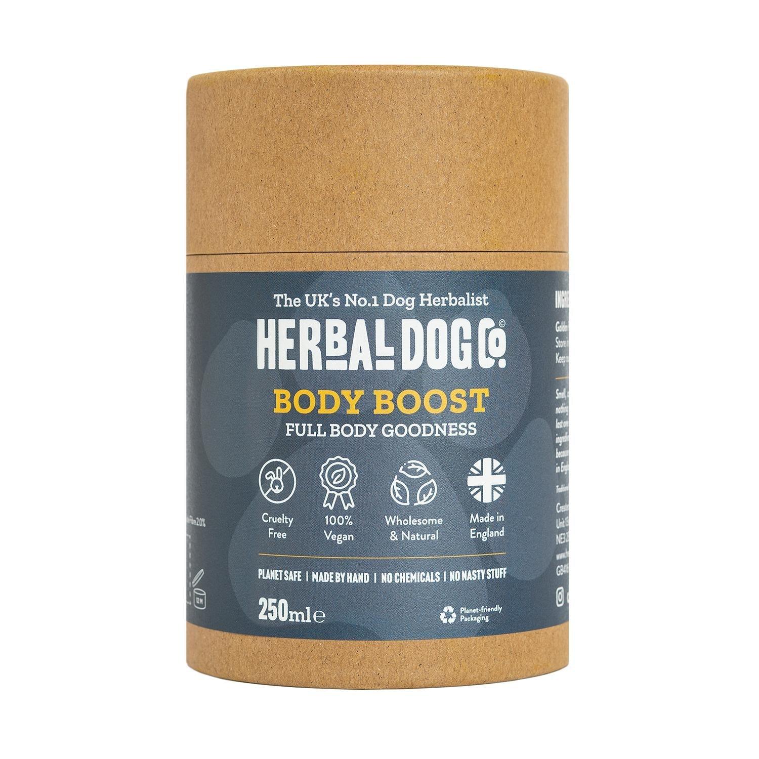 Herbal Dog Co. Body Boost Multivitamin For Dogs supplement container