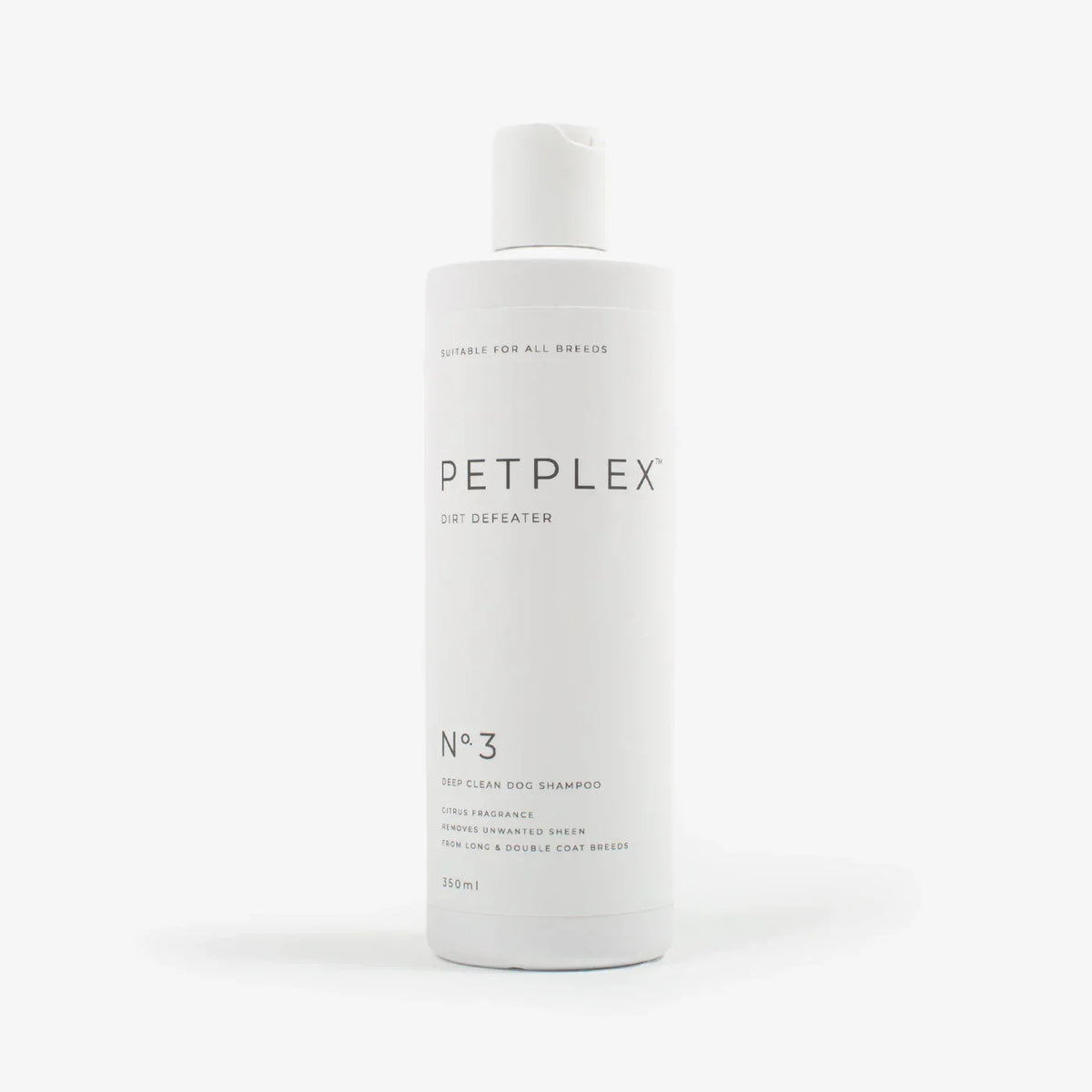 PetPlex No. 3 Dirt Defeater Deep Clean Dog Shampoo 350ml bottle