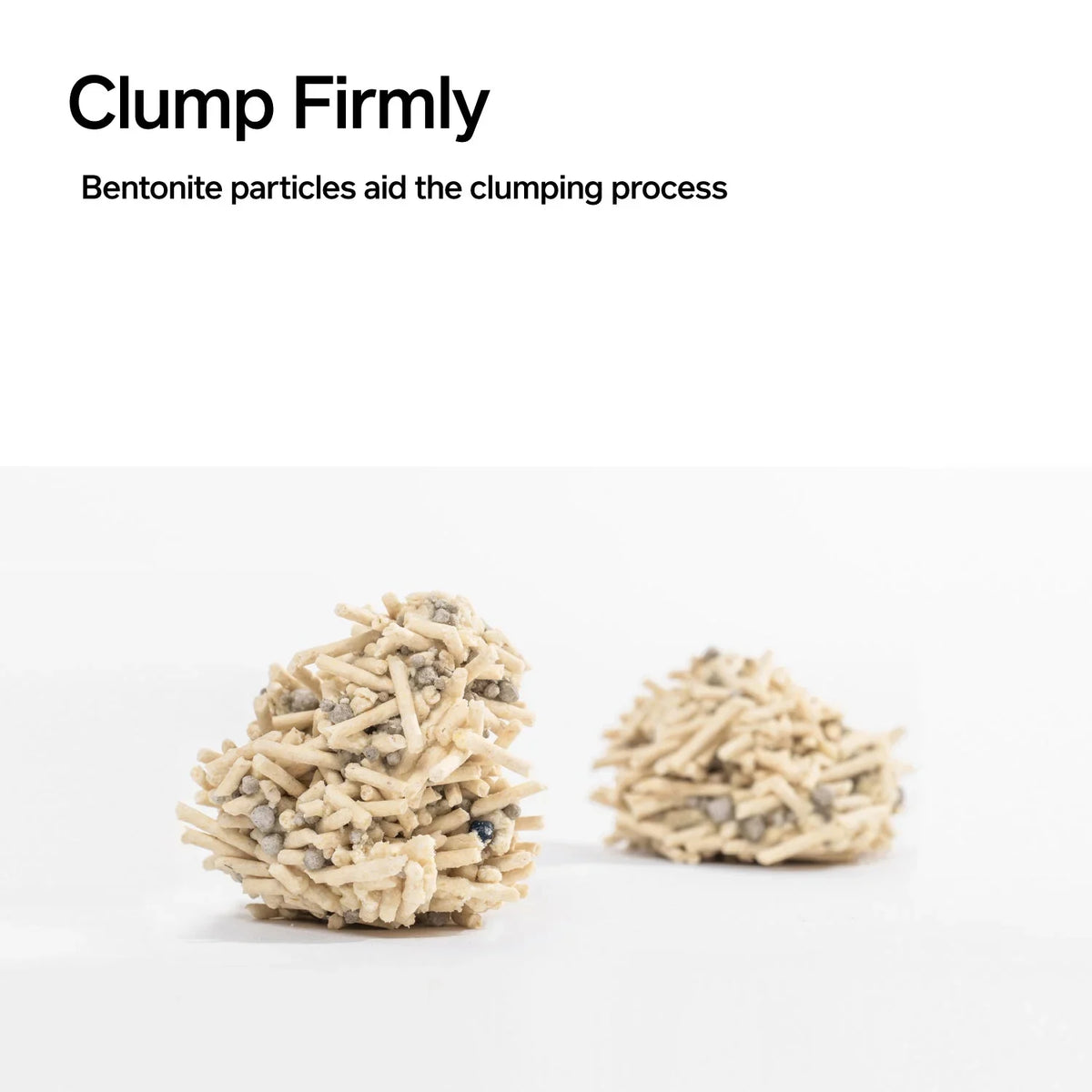 Clumped pidan mixed tofu cat litter