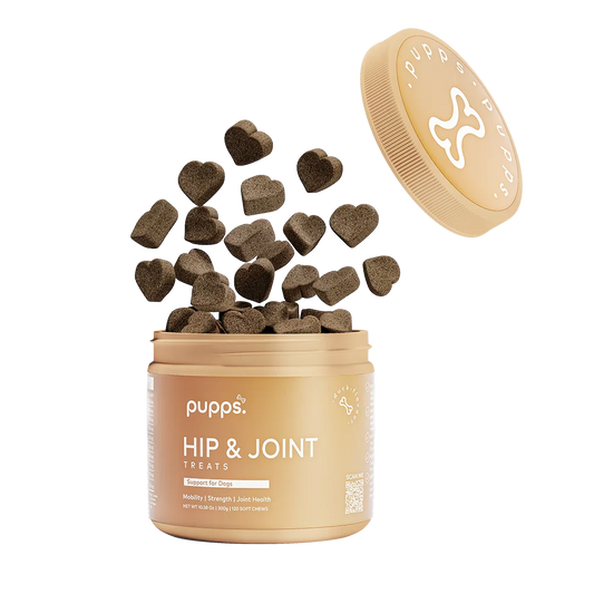 Tub of Pupps hip and joint treats for dogs with soft mobility chews