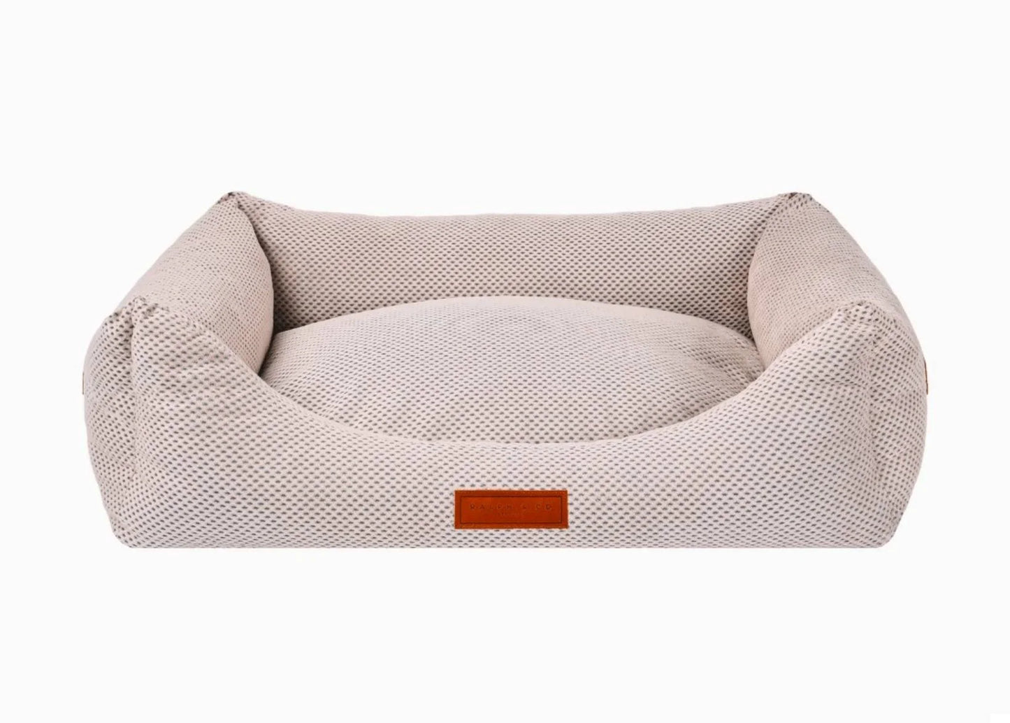 Ralph & Co Chatsworth orthopaedic memory foam dog bed in beige