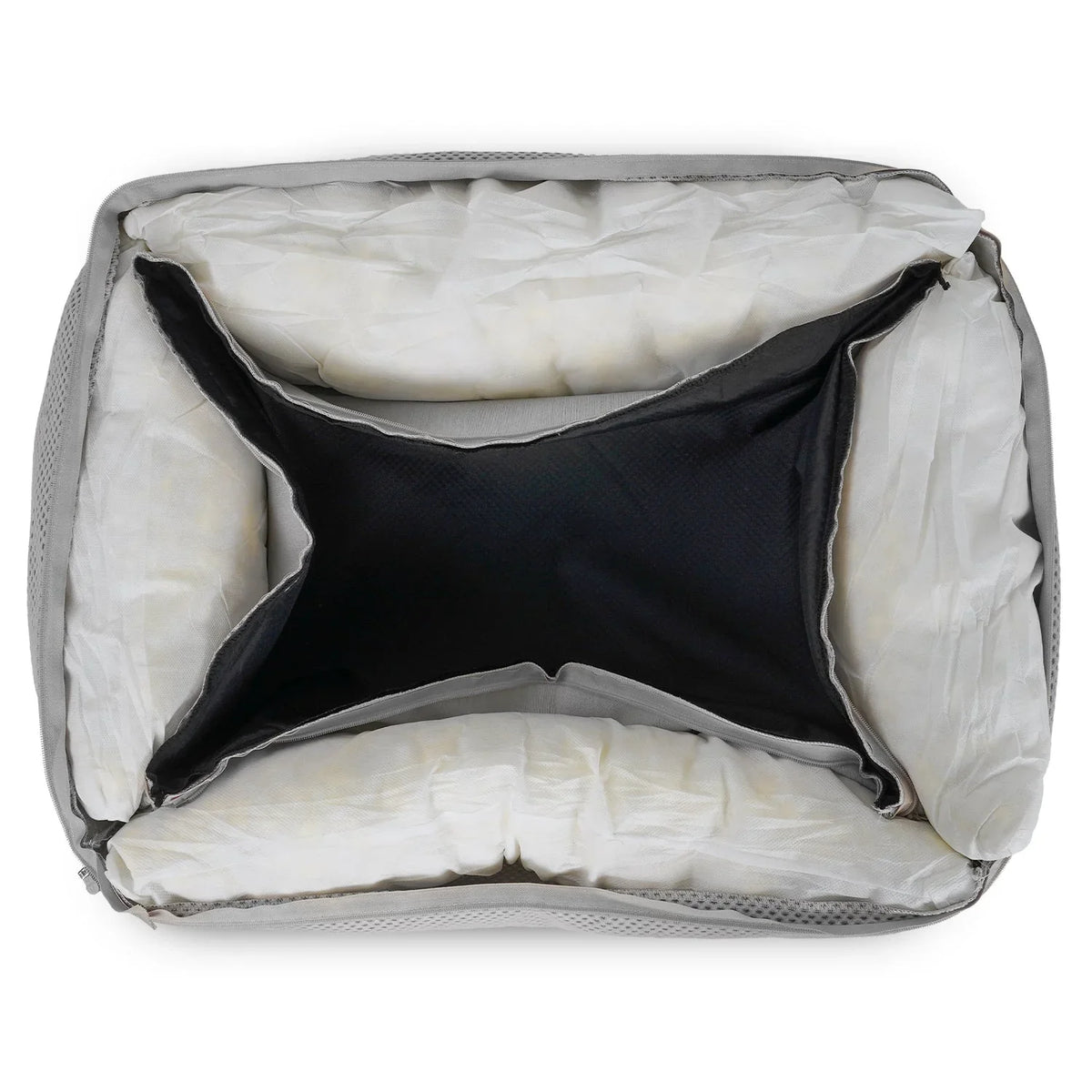 Memory foam support layer inside the Highclere orthopaedic dog bed
