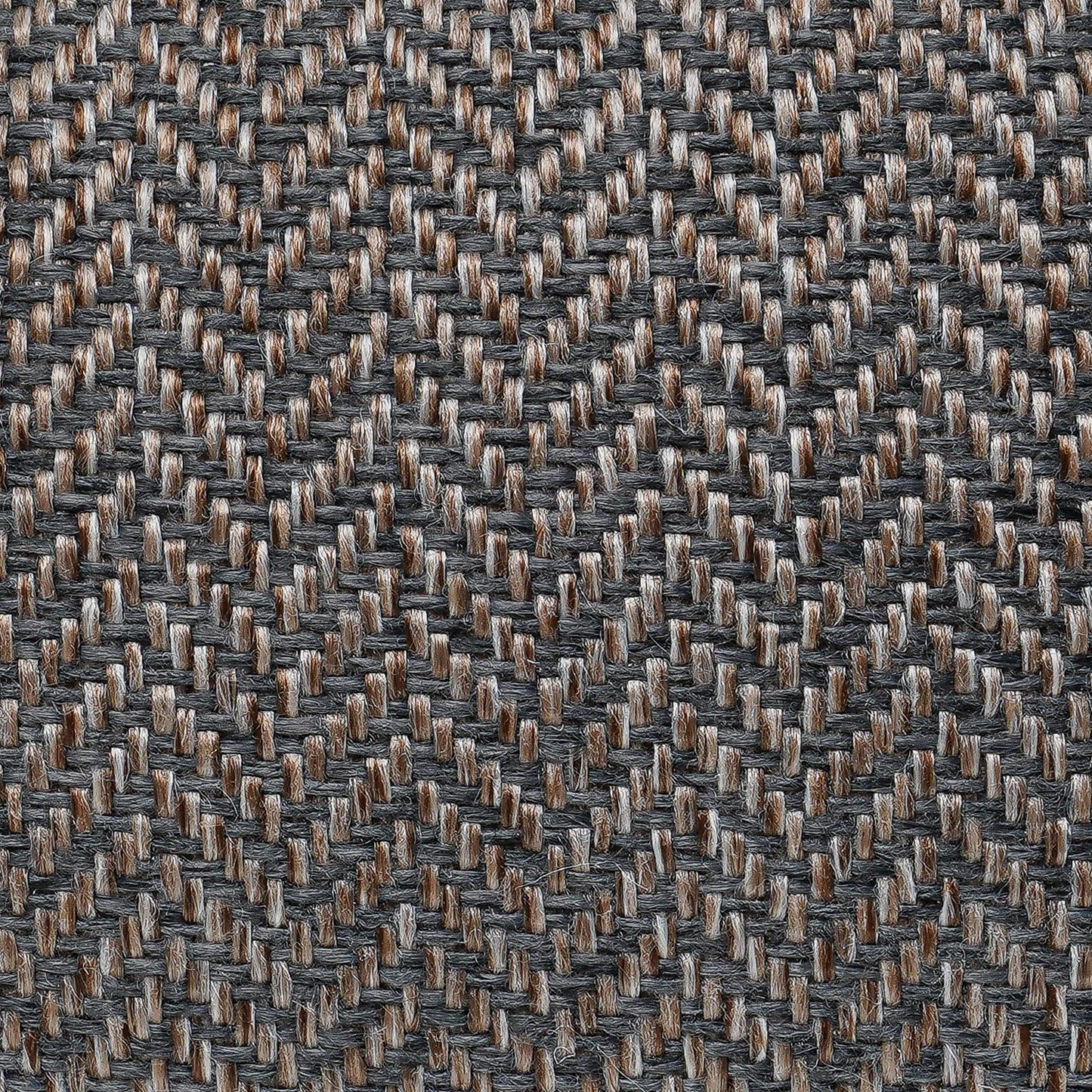 Close-up of the tweed herringbone fabric on the Ralph & Co Lincoln Luxury Donut Dog Bed