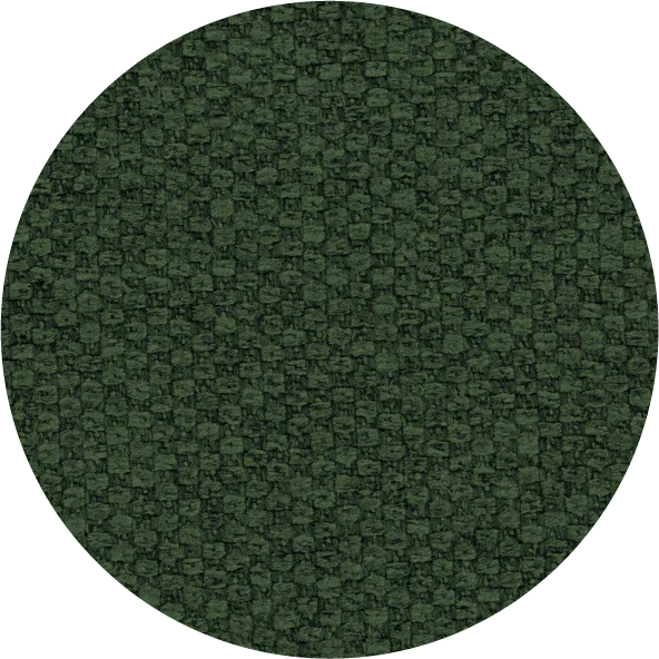 Close-up texture of bottle green woven blanket fabric