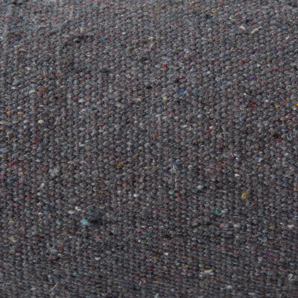 Close up of recycled cotton fabric on Scruffs Eden box dog bed charcoal